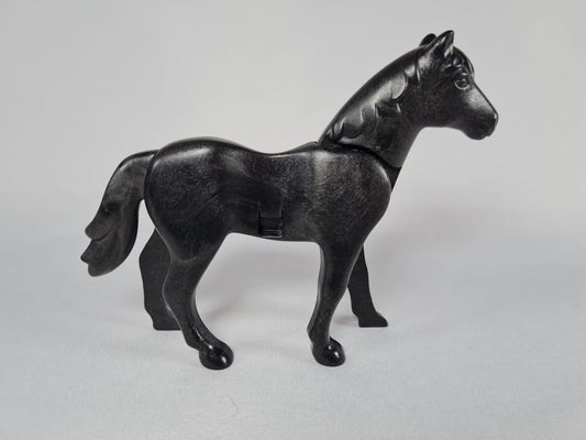 Playmobil Pferd schwarz-Ersatzteil-Bauernhof-Reiterhof