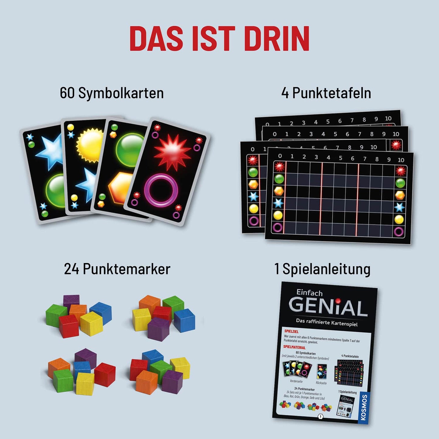Kosmos - Einfach Genial: Das Kartenspiel