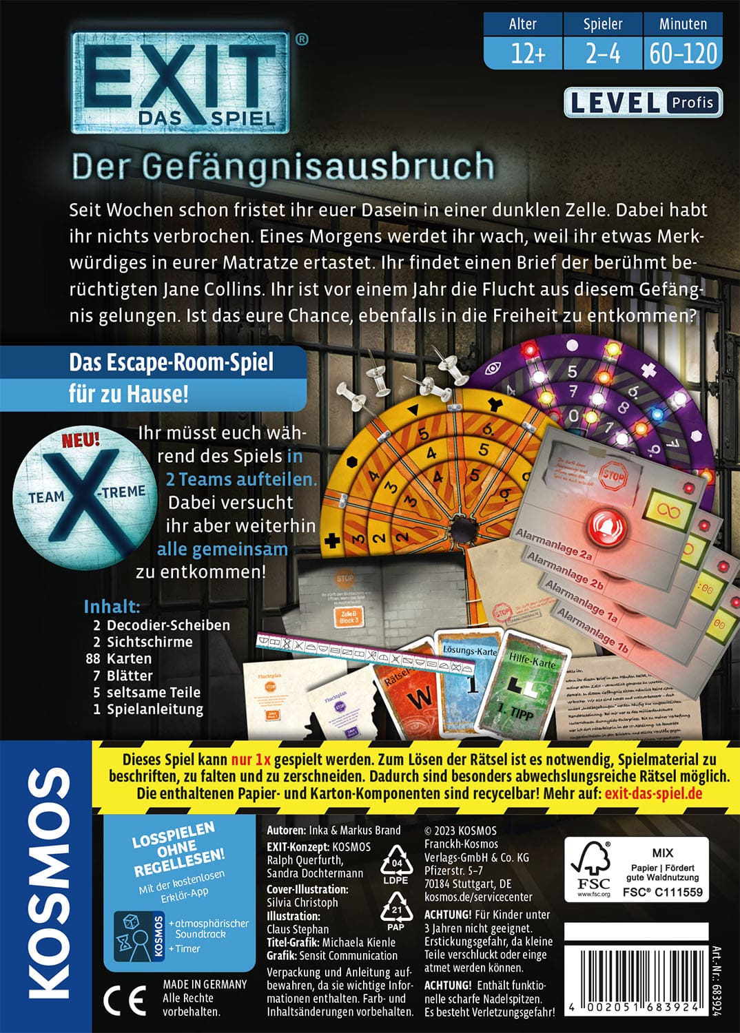 Kosmos - EXIT - Das Spiel: Der Gefängnisausbruch