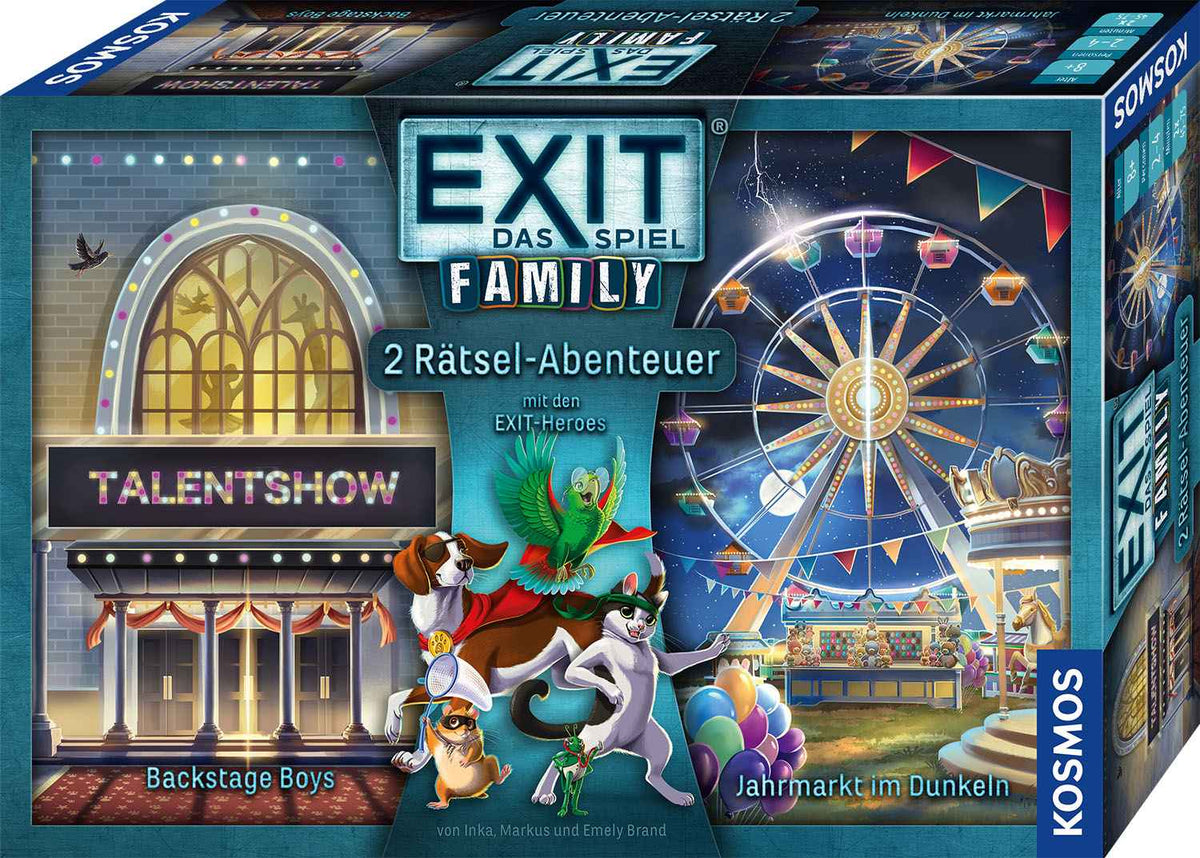 Exit - Das Spiel Family: Backstage Boys/ Jahrmarkt im Dunkeln