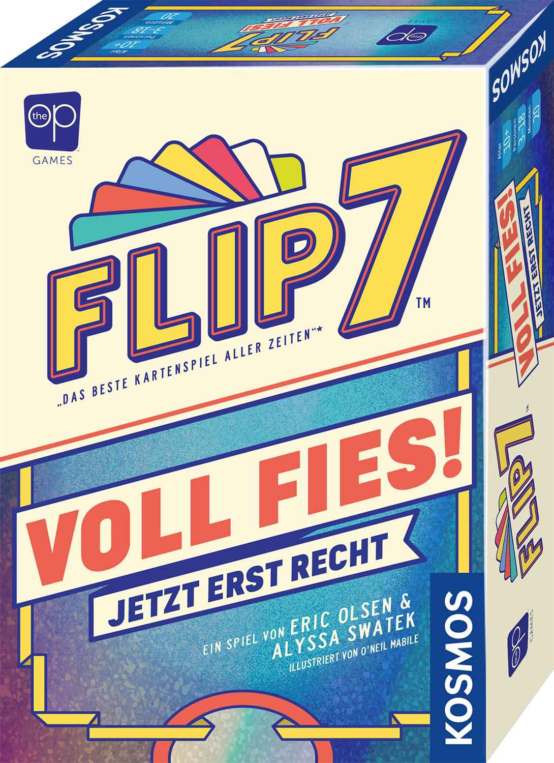 Kosmos - Flip 7 voll fies - Kartenspiel