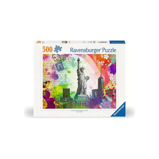 Ravensburger - Postkarte aus New York - Puzzle - 500 Teile