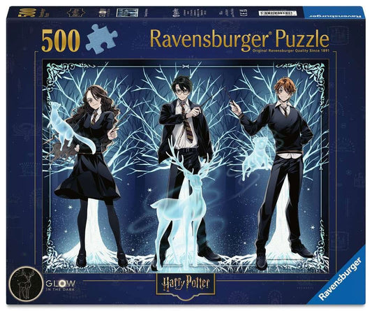 Harry Potter Glow-in-the-Dark Puzzle Leuchtender Patronus (500 Teile)