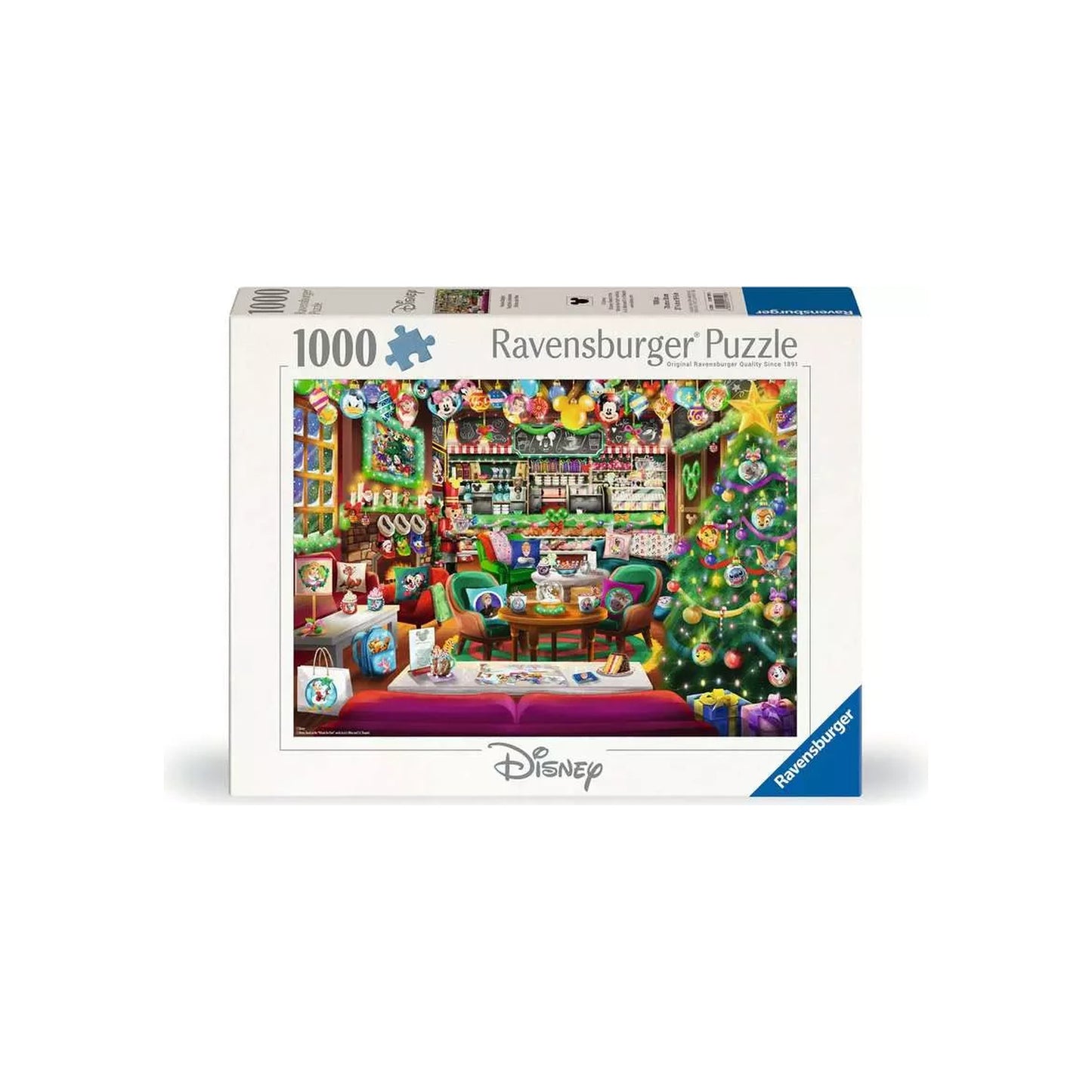 Ravensburger - Disney -  Christmas Cafe - Puzzle - 1000 Teile