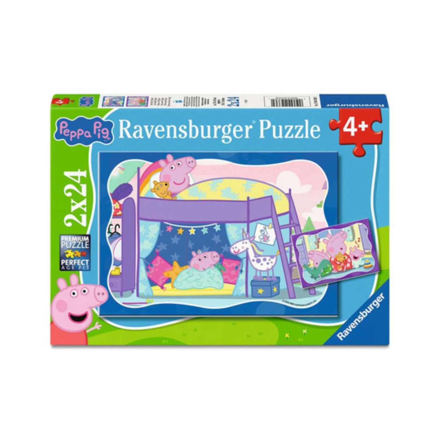 Ravensburger - Peppa Pig - Kinderpuzzle - 2x24 Teile