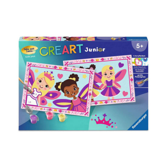 Ravensburger - CREART - Malen nach Zahlen - Feen-Prinzessinnen
