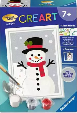 Ravensburger - CREART - Malen nach Zahlen - Schneemann Snowy
