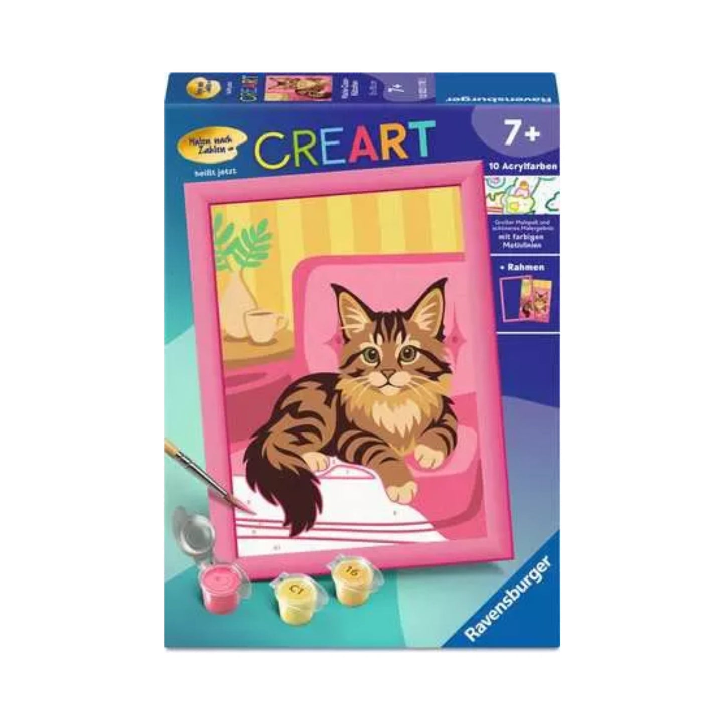 Ravensburger - CREART - Malen nach Zahlen - Maine-Coon-Kätzchen