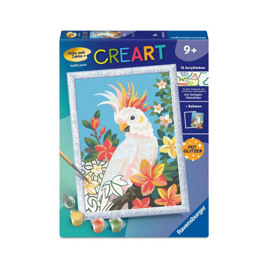 Ravensburger - CREART-  Malen nach Zahlen- Kakadu