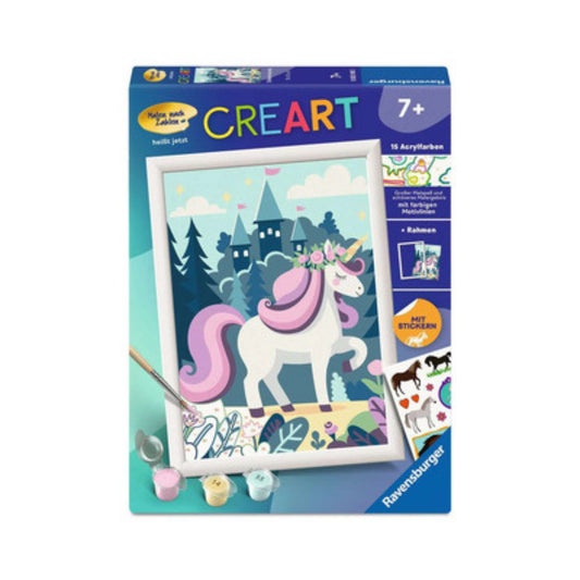 Ravensburger - CREART - Malen nach Zahlen - Einhorn Aurora