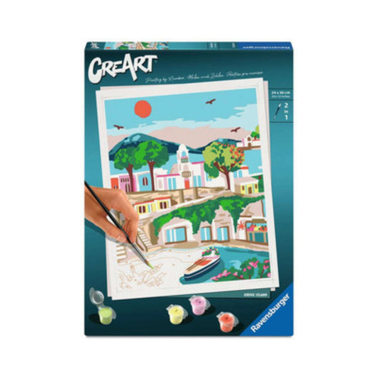 Ravensburger - CREART - Malen nach Zahlen - Griechische Insel
