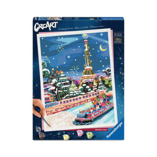 Ravensburger - CREART - Malen nach Zahlen - Weihnachten in Paris