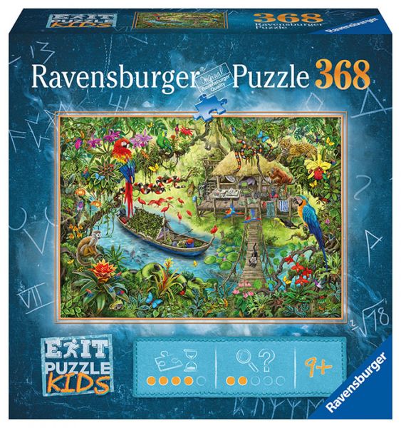 Ravensburger - EXIT Puzzle Kids - Die Dschungelexpedition - 368 Teile