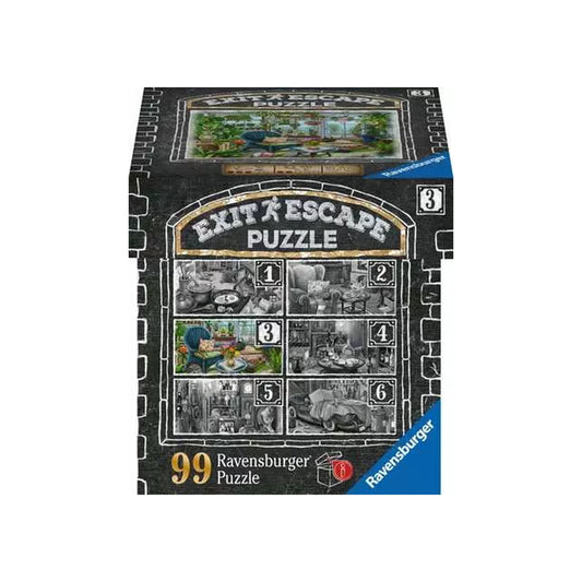 Ravensburger - Exit Escape Puzzle - Im Gutshaus #3: Wintergarten - 99 Teile