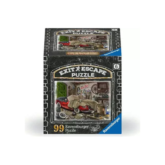 Ravensburger - Exit Escape Puzzle - Im Gutshaus #6: Garage - 99 Teile