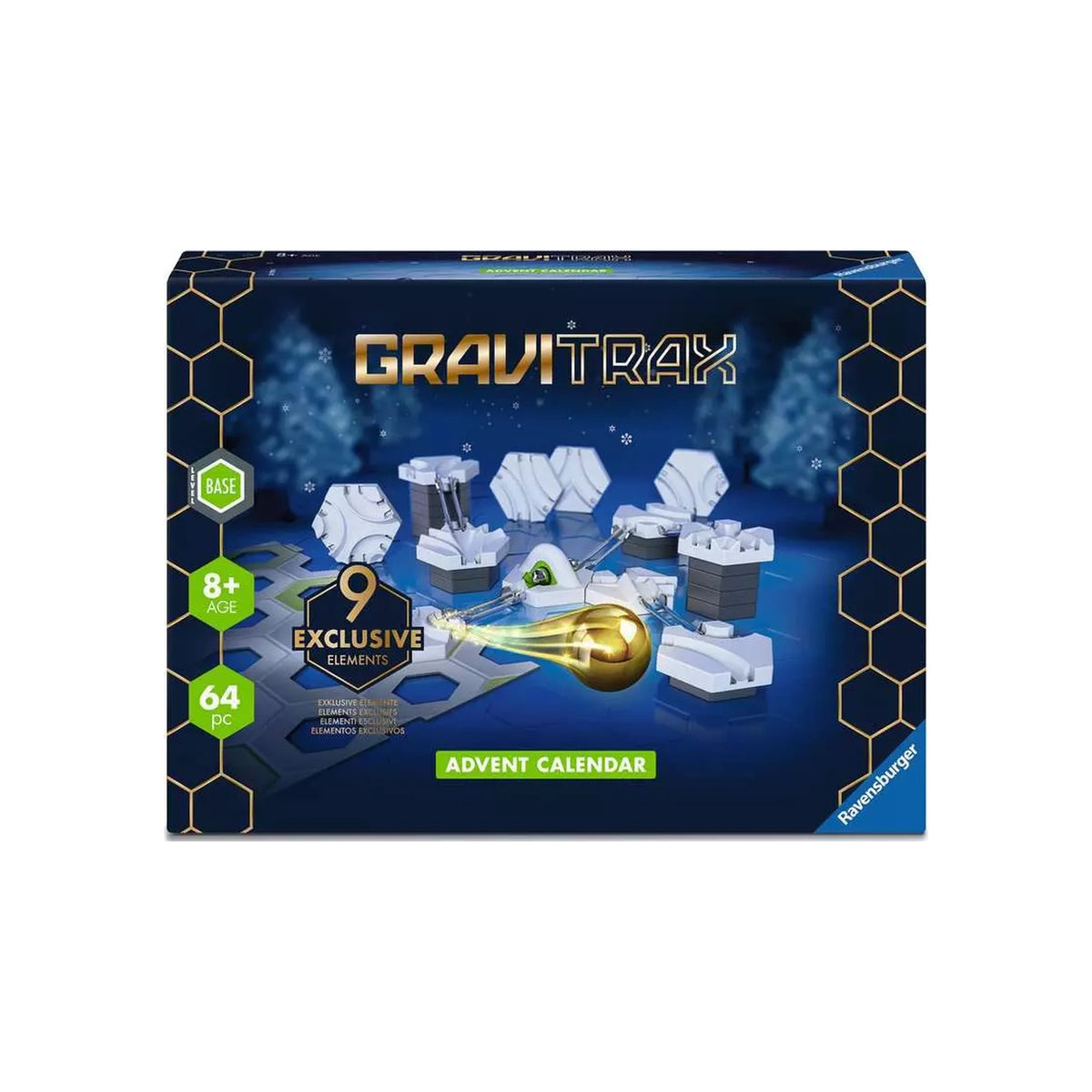 Ravensburger - GraviTrax BASE - Adventskalender Slopes *9 exclusive Elemente*