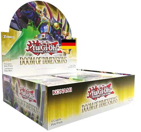 Yu-Gi-Oh! TCG - Doom of Dimensions - Booster-Display (24 Booster) 1. Auflage - deutsch