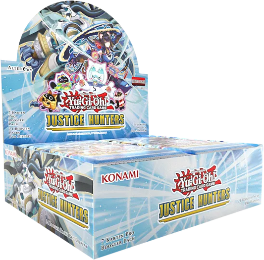 Yu-Gi-Oh! TCG - Justice Hunters - Booster Displays Sealed Case (12 Displays) 1. Auflage - englisch