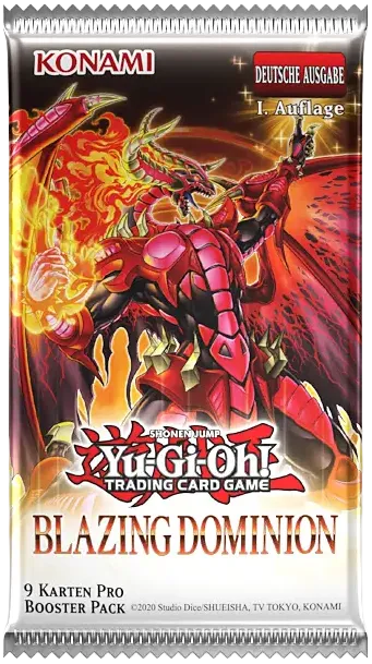 Yu-Gi-Oh! Blazing Dominion - Booster (1 Booster) – 1. Auflage – Deutsch