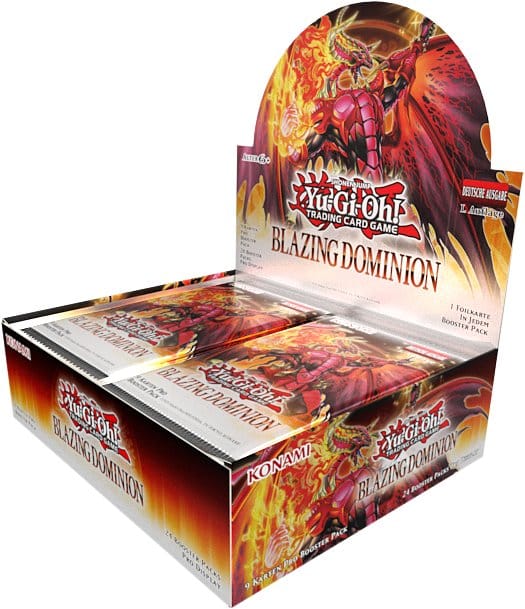 Yu-Gi-Oh! TCG Blazing Dominion - Booster-Display 1. Auflage - Sealed Case (12 Displays) deutsch