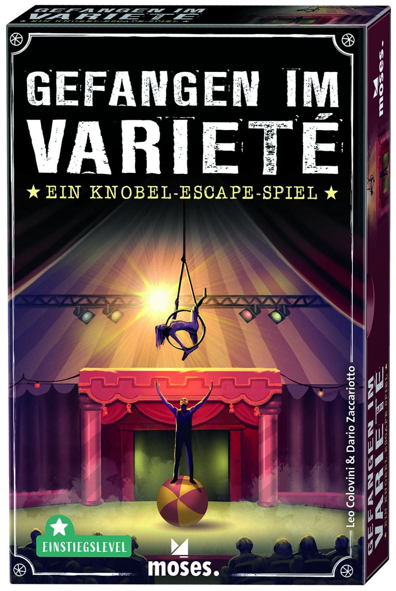 moses. - Gefangen im Varieté - Ein Knobel-Escape Spiel