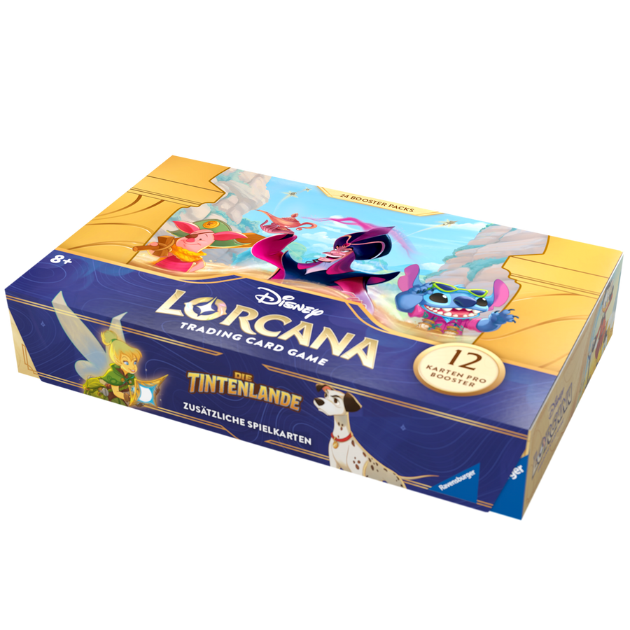 Disney Lorcana TCG - Tintenlande - Display mit 24 Booster Packs (Deutsch)