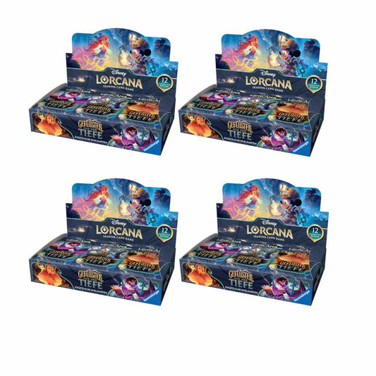 Disney Lorcana TCG - Geflüster aus der Tiefe - Booster Display Sealed Case (4 Displays) - DE - Early-Bird-Angebot!
