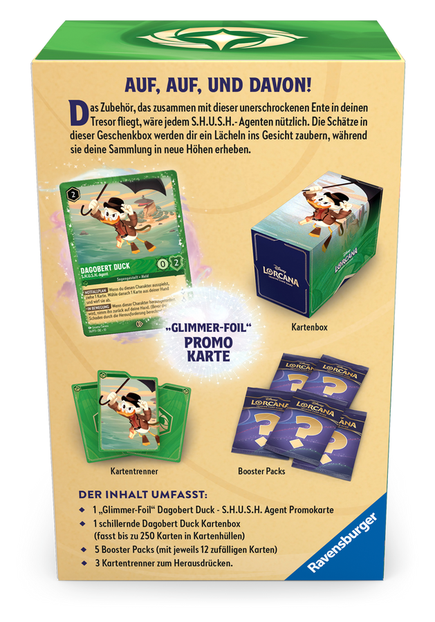 Disney Lorcana TCG - Winterzauber - Dagobert Geschenkbox - DE