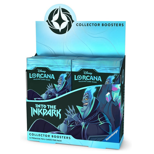 Disney Lorcana TCG - Into the Inkdark - Collector Booster Display (12 Booster) - EN