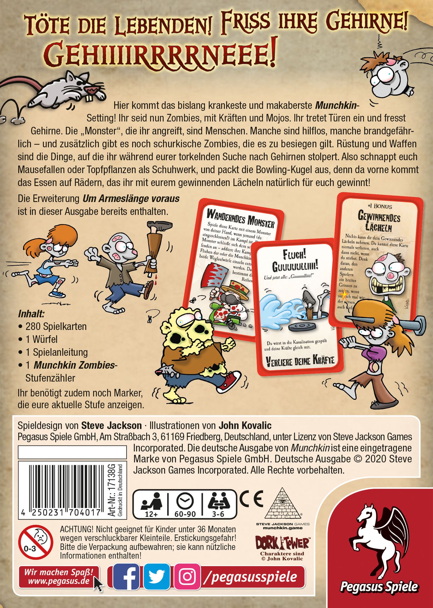 Munchkin Zombies 1+2 - DE