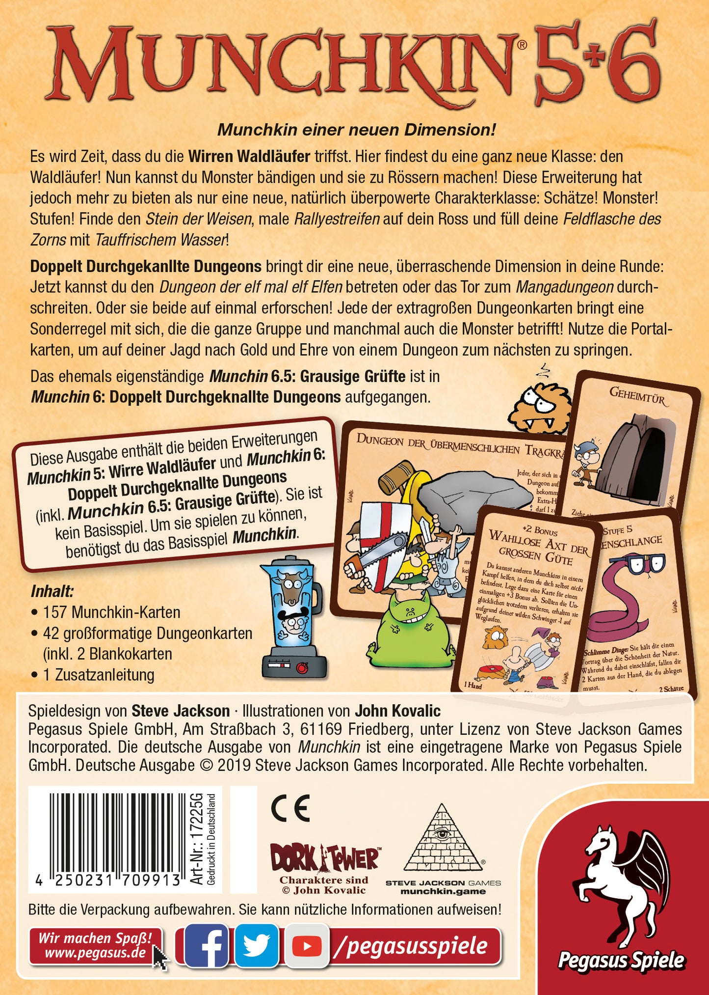 Munchkin 5+6 (Erweiterung) - DE