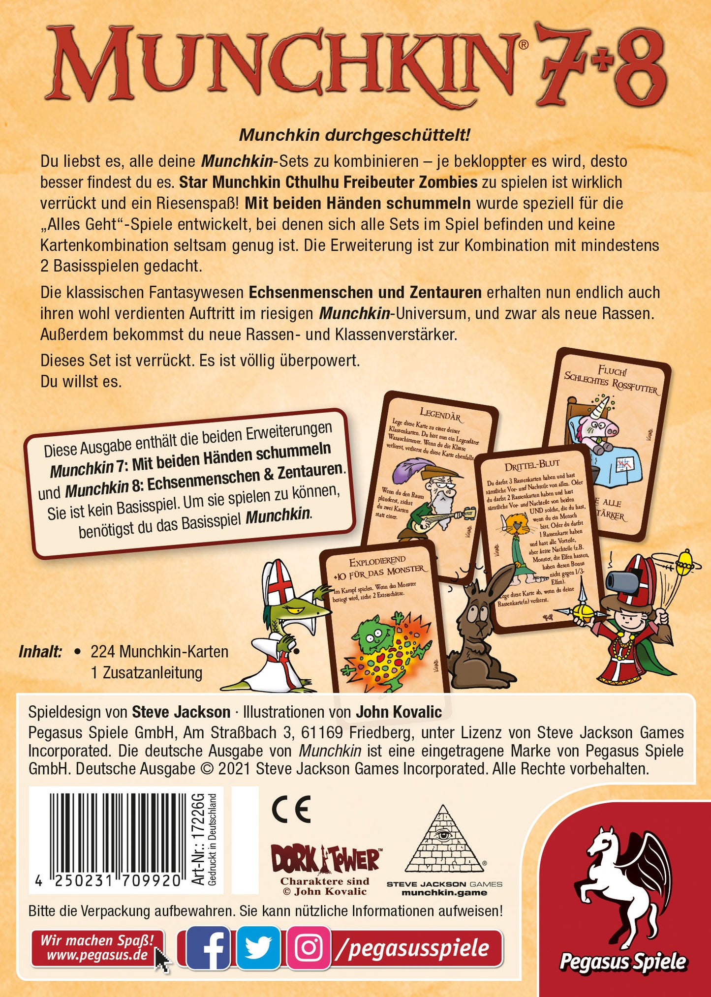 Munchkin 7+8 (Erweiterung) - DE