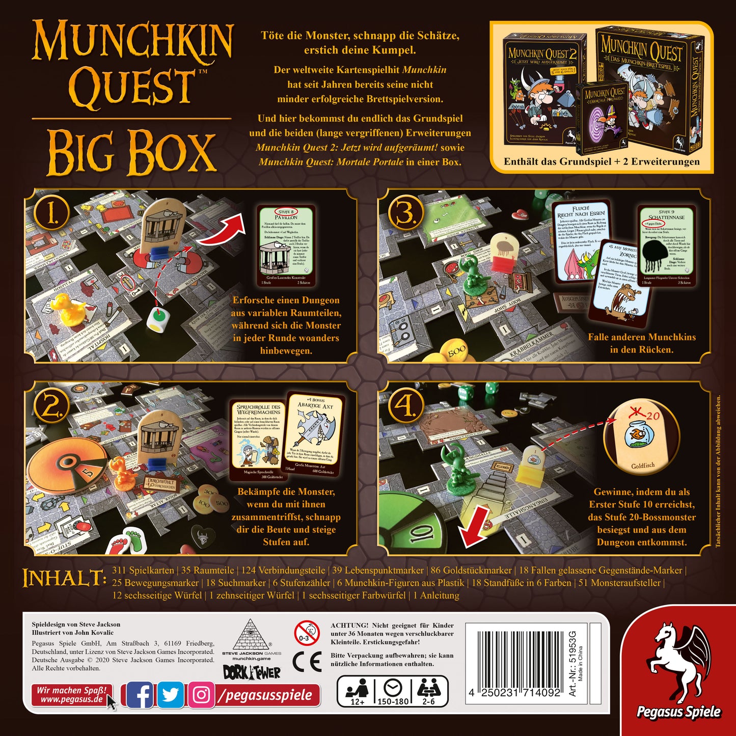 Munchkin Quest Big Box - DE