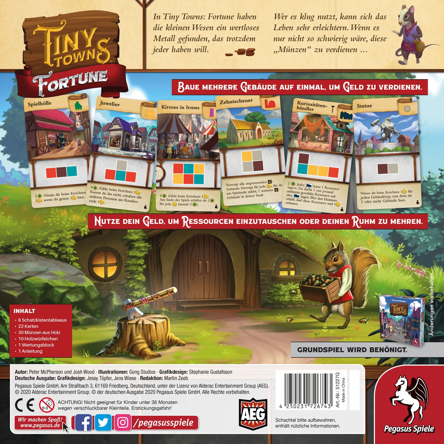Tiny Towns: Fortune (Erweiterung) - DE
