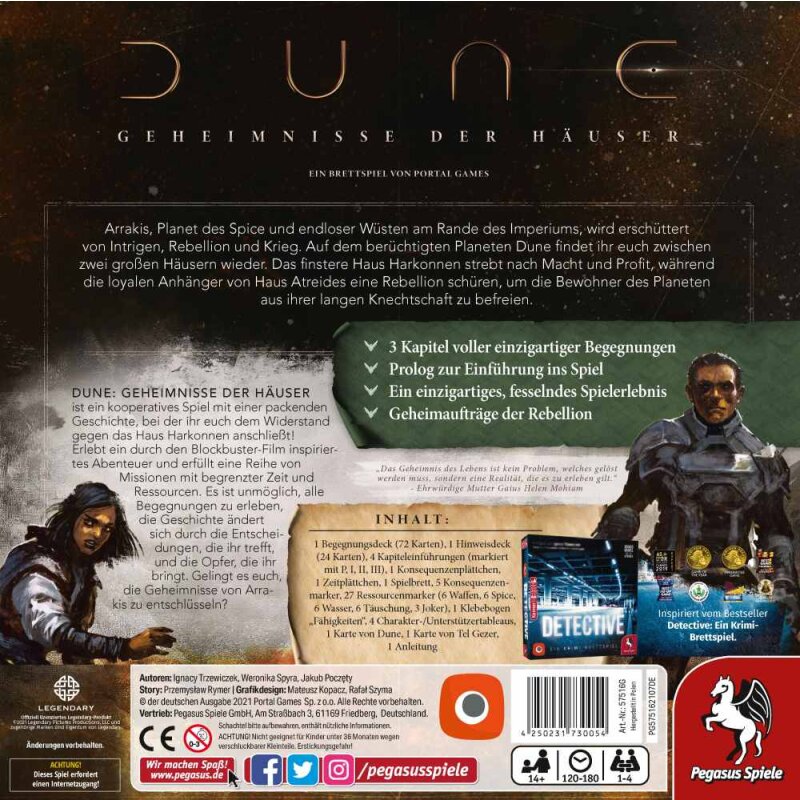 Dune: Geheimnisse der Häuser - DE - Pegasus