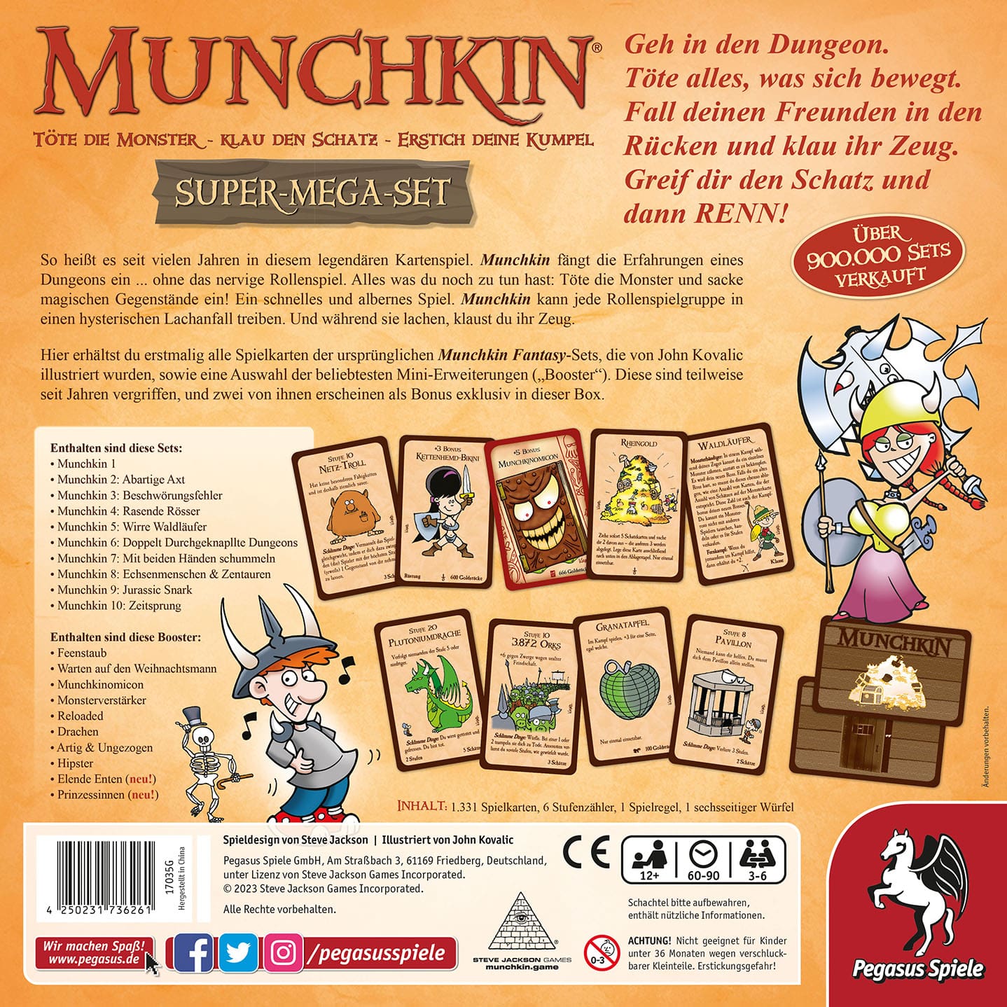 Munchkin Fantasy Super-Mega-Set - DE