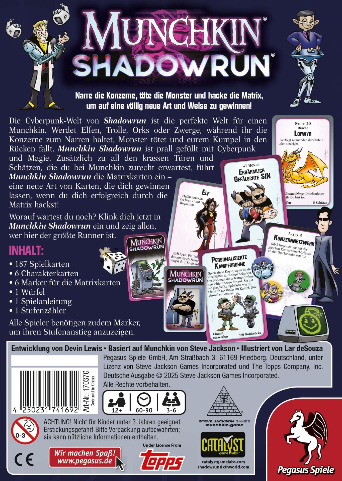 Munchkin Shadowrun - DE