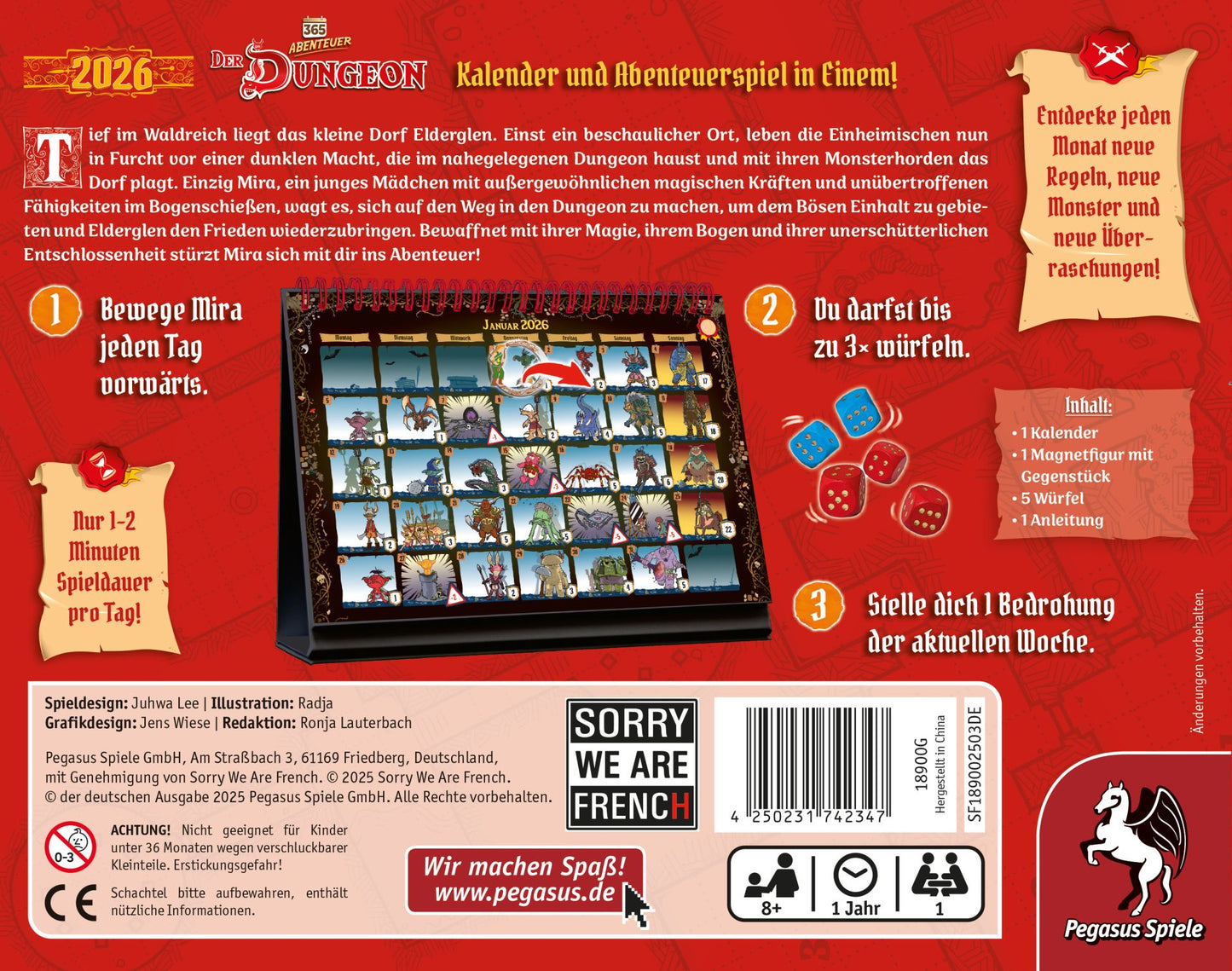 365 Abenteuer – Der Dungeon [Edition 2026] - DE