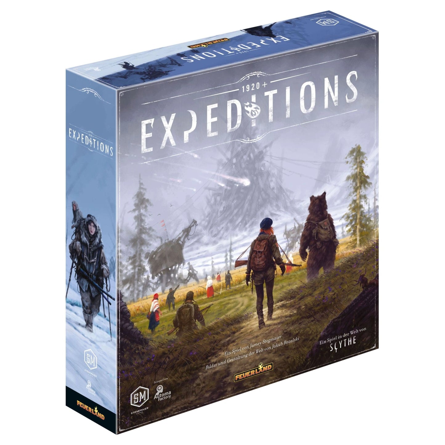 Feuerland - 1920 Expeditions - Ein Spiel in der Welt von Scythe