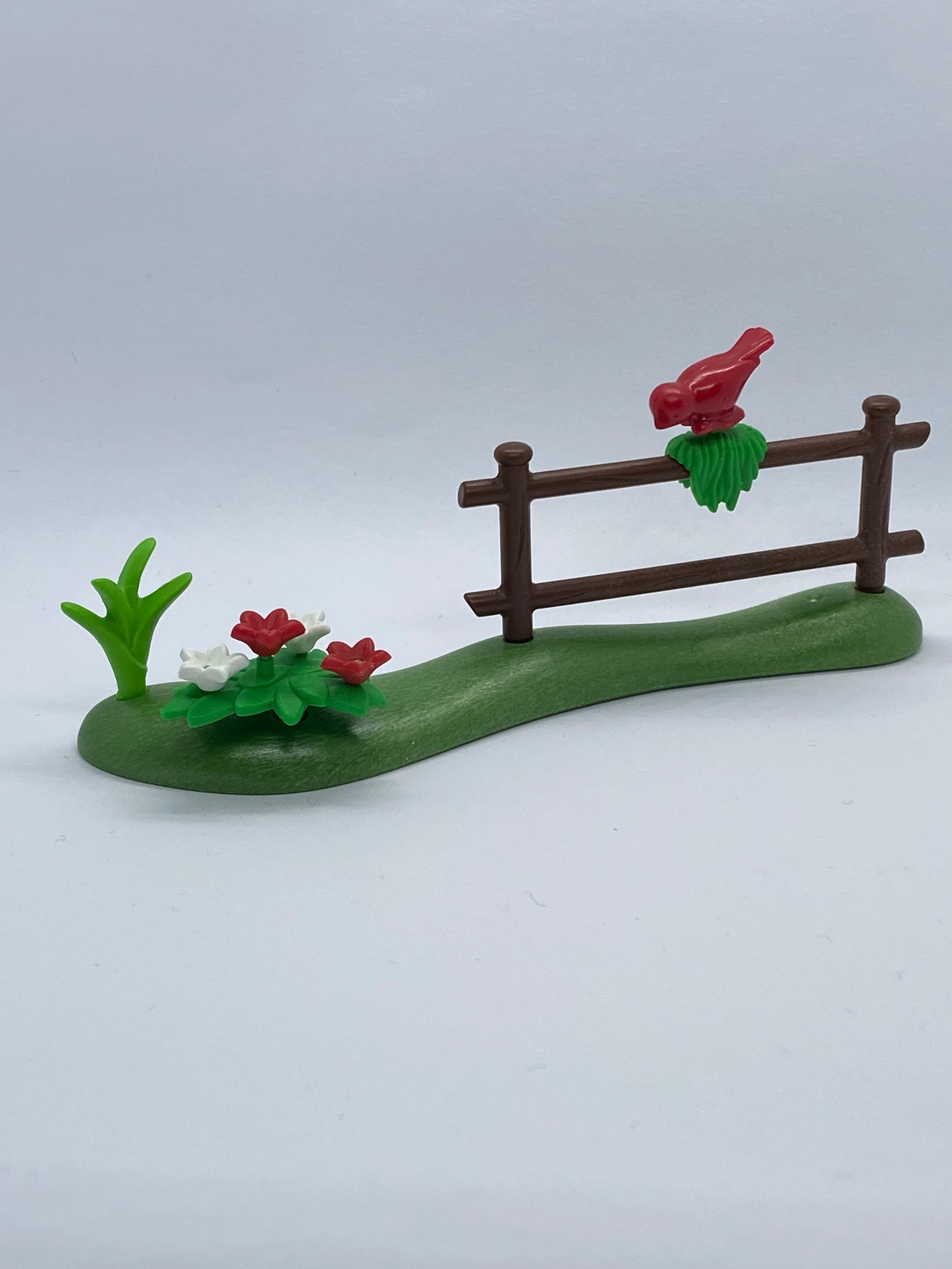 Playmobil Zaunelement mit Blumen und Vogel - A3265