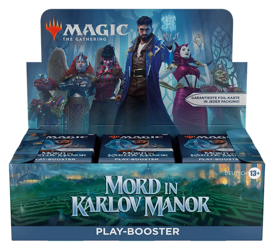 Magic the Gathering - Mord in Karlov Manor - Play-Booster-Display (36 Play-Booster) - deutsch