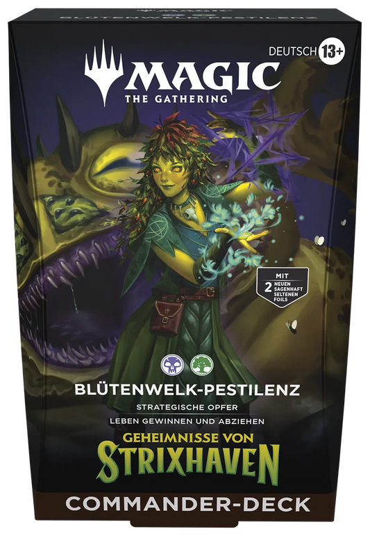 Magic the Gathering - Geheimnisse von Strixhaven - Commander-Deck Blütenwelk-Pestilenz - deutsch