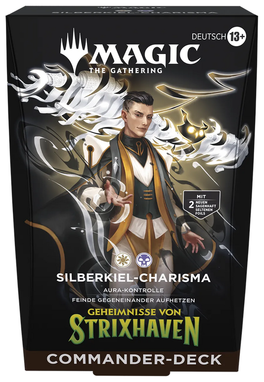 Magic the Gathering - Geheimnisse von Strixhaven - Commander-Deck Silberkiel-Charisma - deutsch