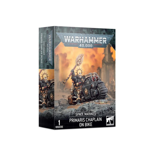Space Marines – Primaris Ordenspriester auf Bike der Space Marines (48-31)