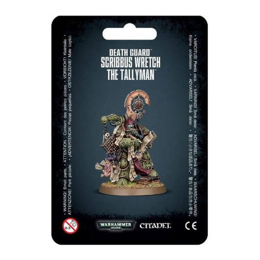 Warhammer 40.000 - Death Guard - Scribbus Wretch, the Tallyman
