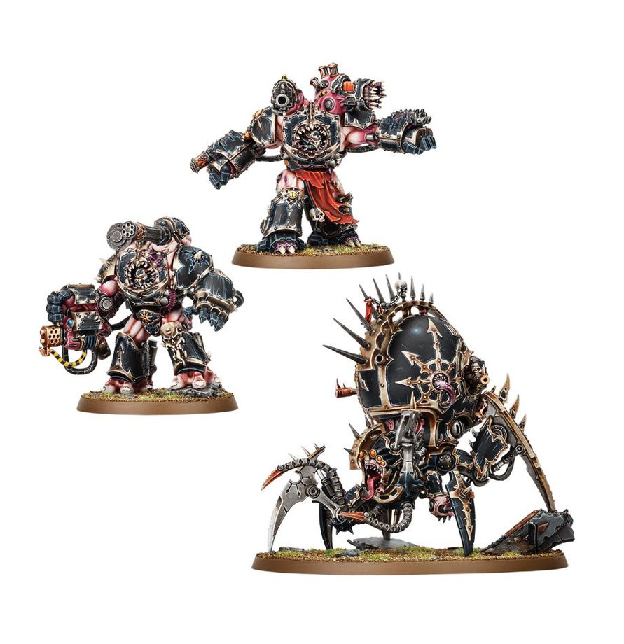 Warhammer 40.000 - Chaos Space Marines - Höllenspinne und Kyborgs (Mailorder)