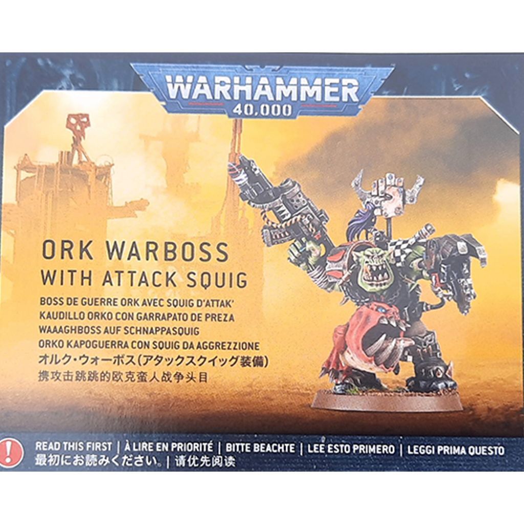 Warhammer 40.000 - Orks - Waaaghboss mit Schnappasquig