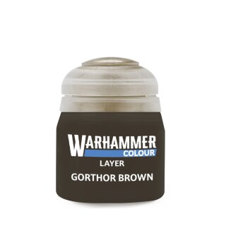 Warhammer Colour - Layer Gorthor Brown - 12ml (22-47)