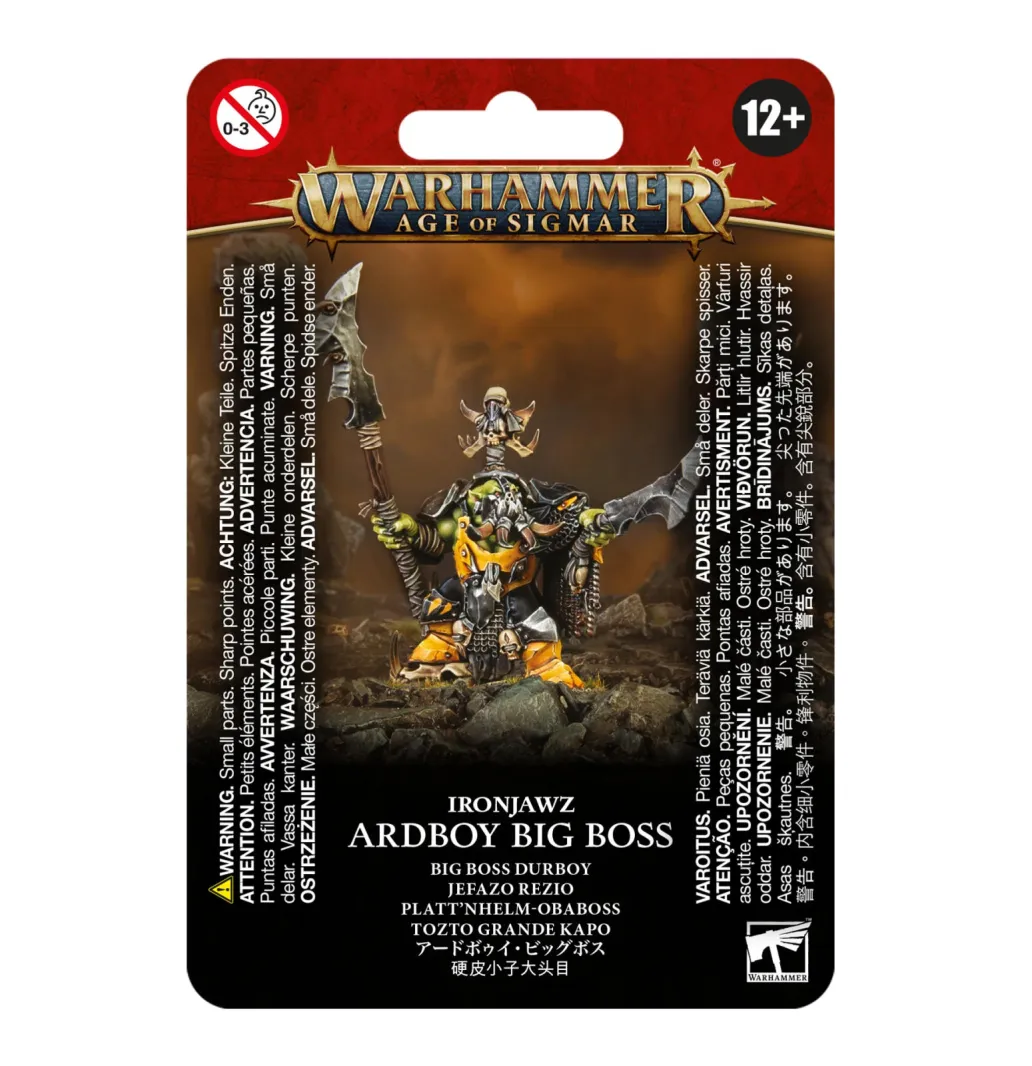 Warhammer Age of Sigmar - Orruk Warclans - Platt'nhelm-Obaboss (89-57)