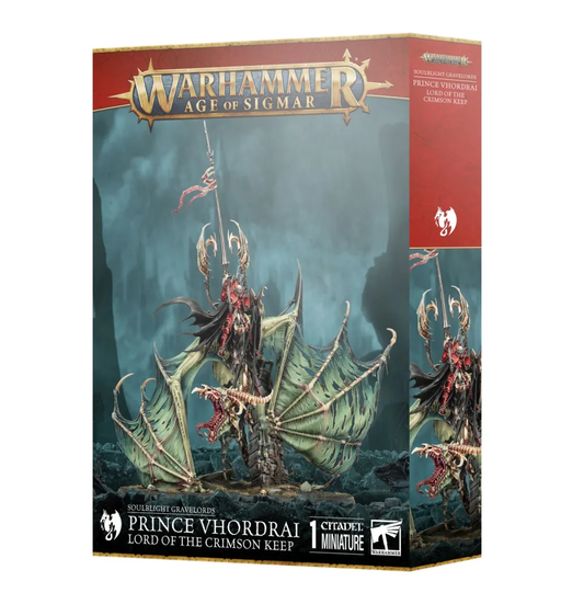 Warhammer Age of Sigmar - Soulblight Gravelords - Prinz Vhordrai Fürst der Roten Zitadelle (91-80)